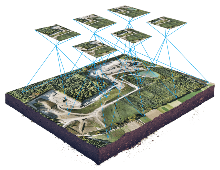 Drone cartographie illustration